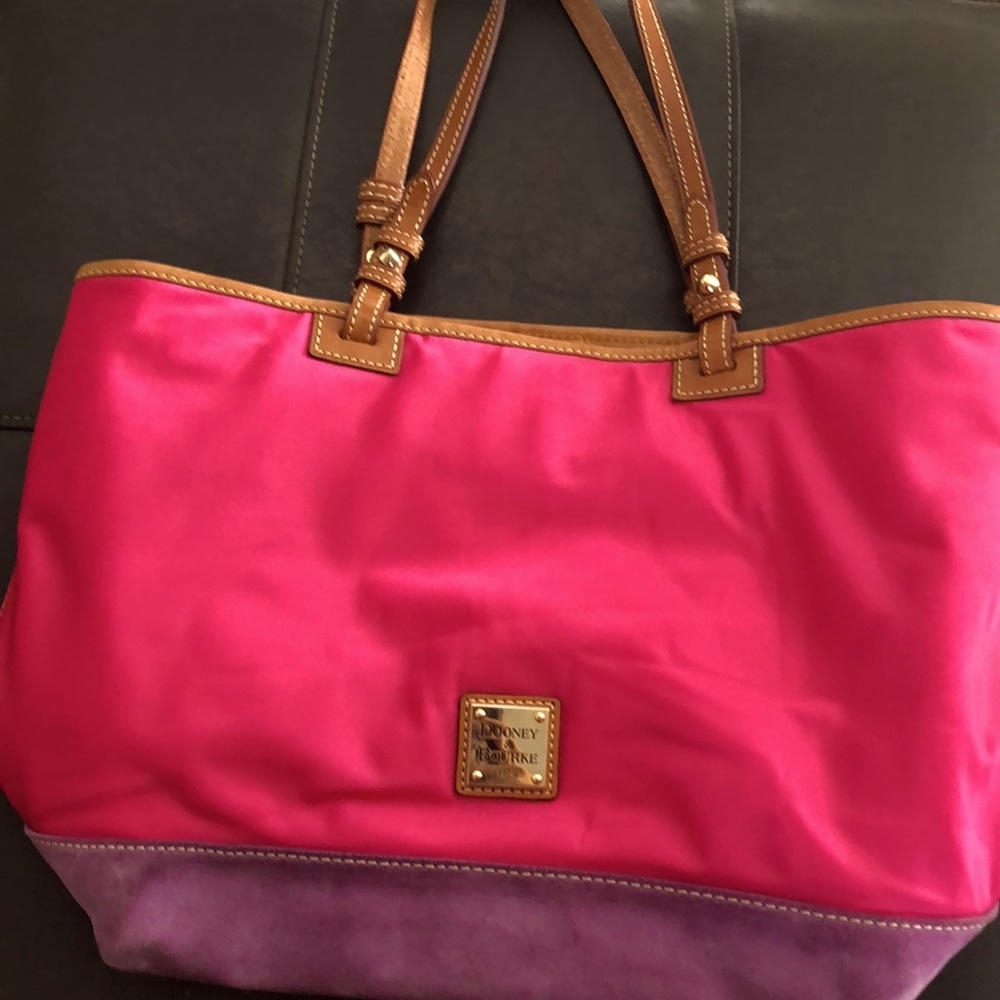Dooney & Bourke pink and purple purse
